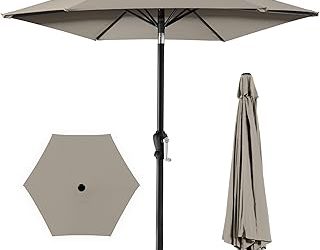 Best Choice Products 10ft Outdoor Steel Market Patio Umbrella (2026)