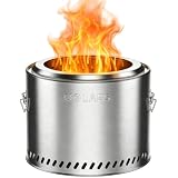 Best Smokeless Wood Fire Pits for Small Backyards