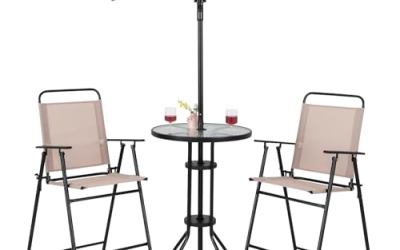 8 Best Counter-Height Outdoor Bistro Sets for Narrow Decks
