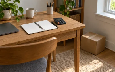 Build a Home Office Furniture Budget With Delivery Included