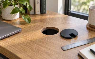 Measure a Desk Grommet Opening Before Buying a Cover