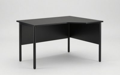 Black Corner Desk With Drawers: Corner Sizes, Drawer Types and Finish Wear