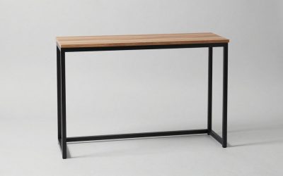 Console Table with White Marble Top
