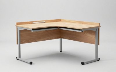 Corner Desk With Shelves Above: Hutch or Wall Shelves, and How High to Hang Them