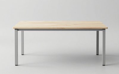 Flat Top Desk with Drawers