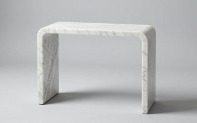 Marble Top Sofa Console Table
