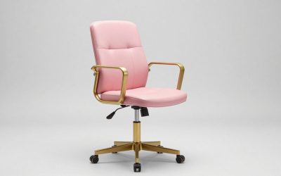 Pink and Gold Desk Chairs: Stylish Picks That Are Still Comfortable