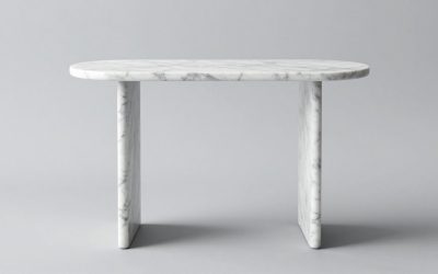 Small Marble Top Console Table