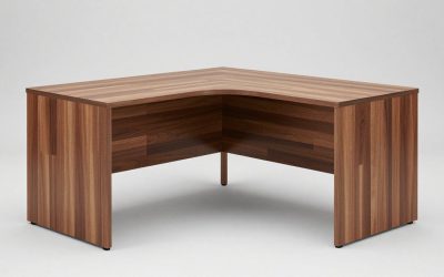 Walker Edison L-Shaped Desk Review: Glass-Top Load Limits, Depth and Room Fit
