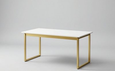 White and Gold Computer Desk: Finishes That Last, Sizes and Setup Ideas